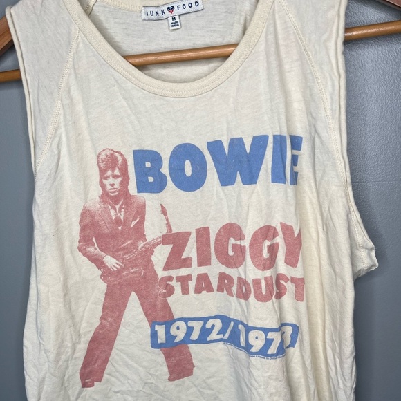 Junk Food Sleeveless Tee David Bowie Ziggy Stardust 1972 / 1973 - Picture 5 of 10